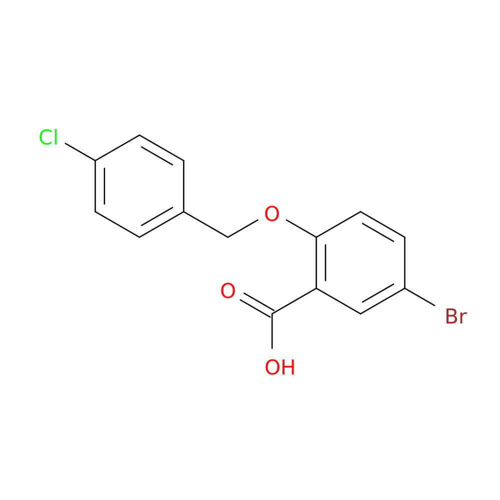 5-Bromo-2-[(4-chlorobenzyl)oxy]benzoic acid