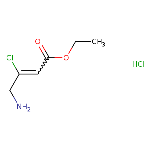 ethyl (2Z)-4-amino-3-chlorobut-2-enoate hydrochloride