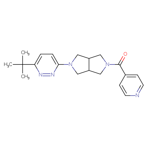 3-tert-butyl-6-[5-(pyridine-4-carbonyl)-octahydropyrrolo[3,4-c]pyrrol-2-yl]pyridazine