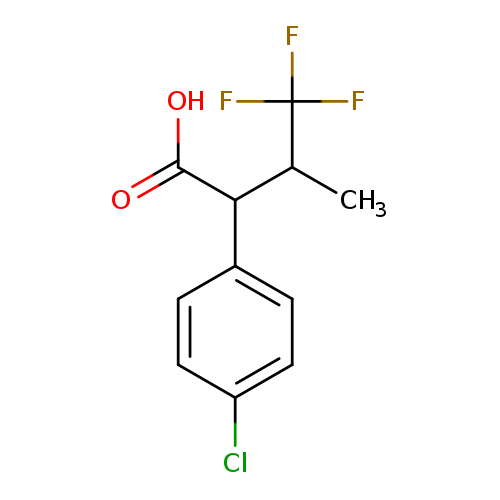 2-(4-chlorophenyl)-4,4,4-trifluoro-3-methylbutanoicacid