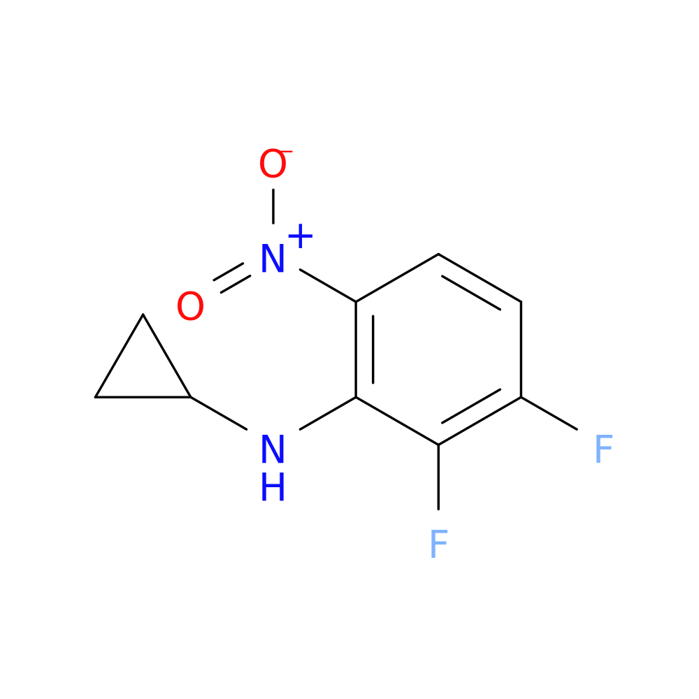 N-Cyclopropyl-2,3-difluoro-6-nitroaniline