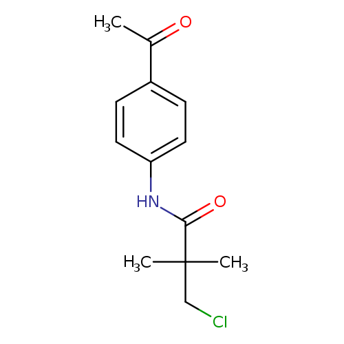 N-(4-acetylphenyl)-3-chloro-2,2-dimethylpropanamide