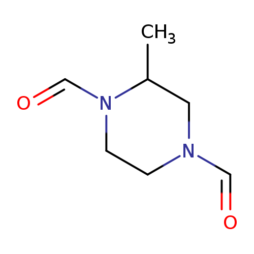 1,4-Piperazinedicarboxaldehyde,2-methyl-