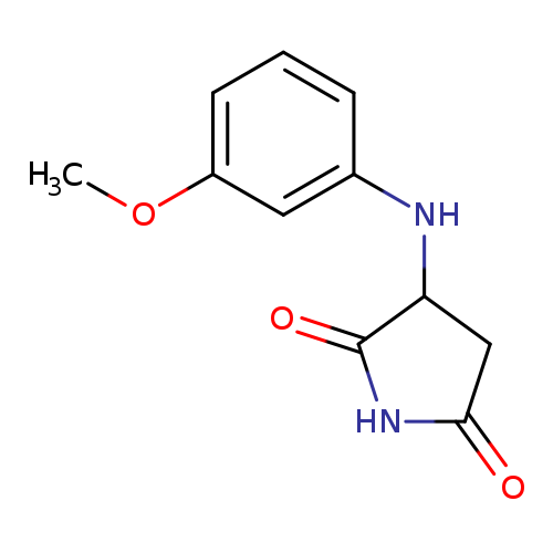 3-[(3-Methoxyphenyl)amino]pyrrolidine-2,5-dione