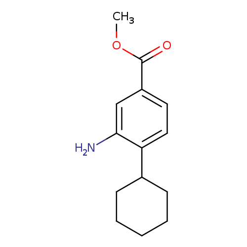 3-AMINO-4-CYCLOHEXYL-BENZOIC ACID METHYL ESTER