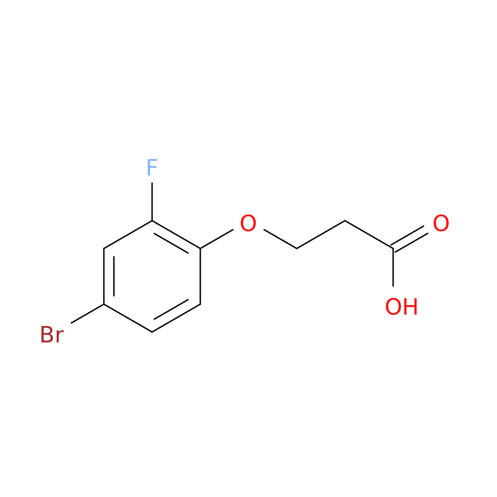 3-(4-bromo-2-fluorophenoxy)propanoic acid