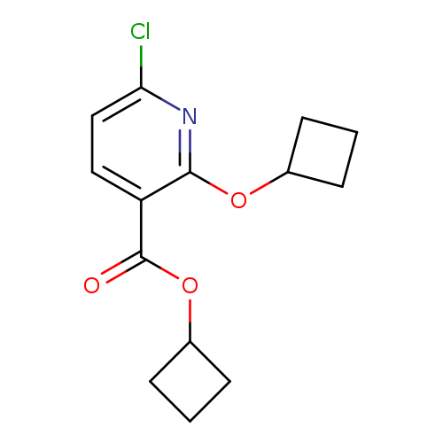 cyclobutyl 6-chloro-2-cyclobutoxypyridine-3-carboxylate