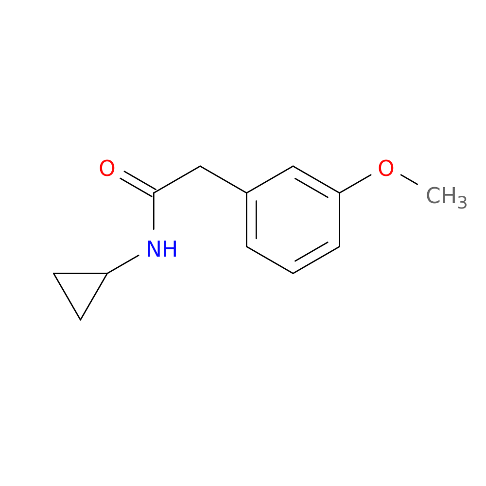 N-Cyclopropyl-2-(3-methoxyphenyl)acetamide