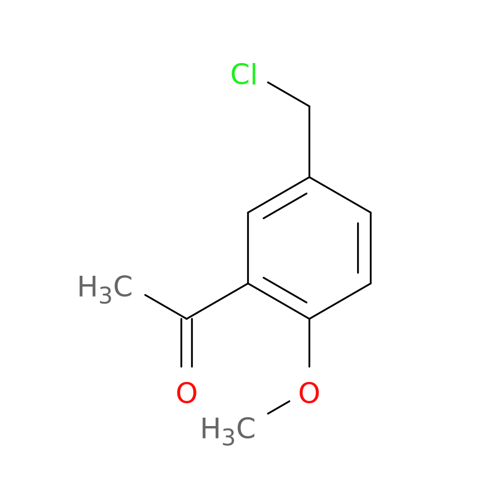 1-[5-(chloromethyl)-2-methoxyphenyl]ethan-1-one