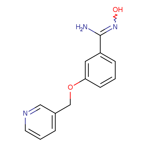 N'-hydroxy-3-(pyridin-3-ylmethoxy)benzene-1-carboximidamide