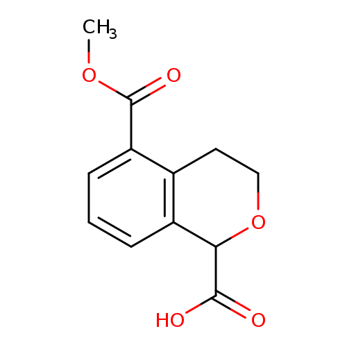 5-(methoxycarbonyl)-3,4-dihydro-1H-2-benzopyran-1-carboxylic acid
