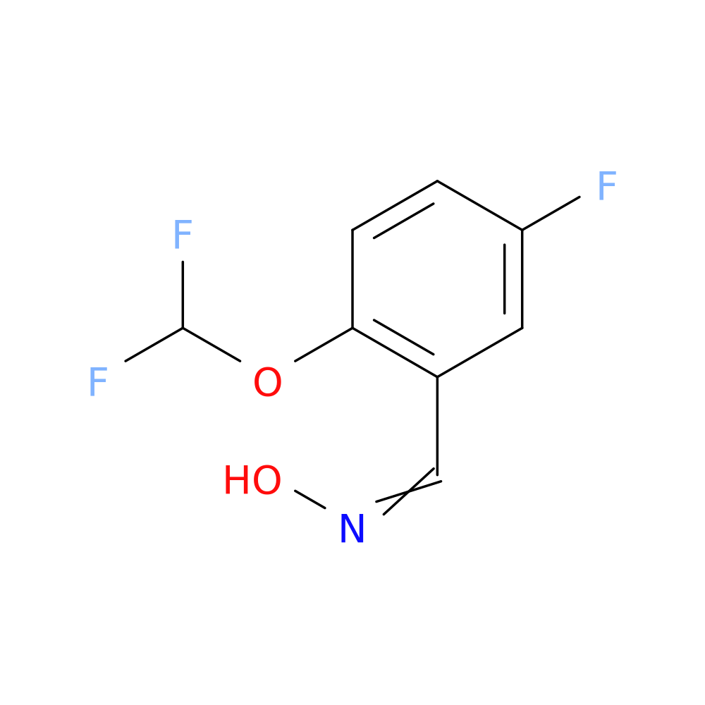 N-{[2-(difluoromethoxy)-5-fluorophenyl]methylidene}hydroxylamine