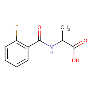 2-[(2-fluorophenyl)formamido]propanoic acid