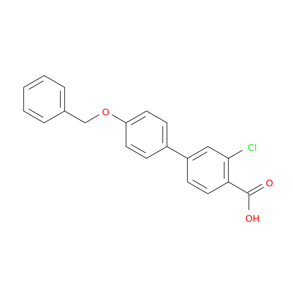 4-(4-Benzyloxyphenyl)-2-chlorobenzoic acid