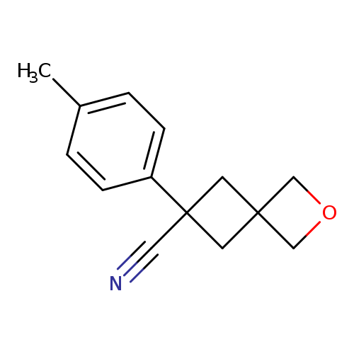 6-(4-methylphenyl)-2-oxaspiro[3.3]heptane-6-carbonitrile