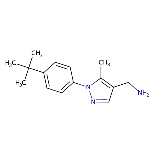 [1-(4-tert-butylphenyl)-5-methyl-1H-pyrazol-4-yl]methanamine