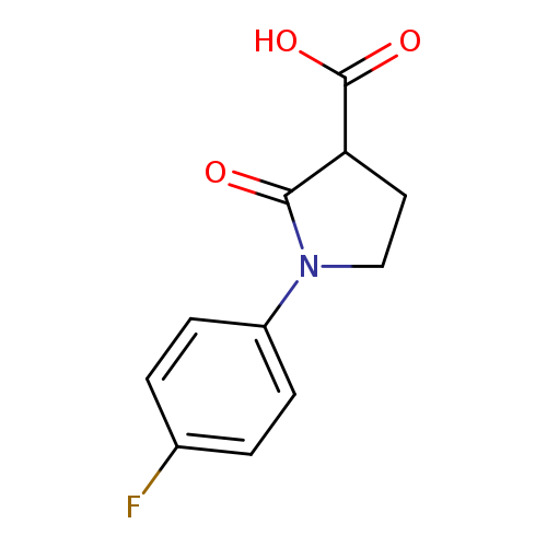 1-(4-Fluorophenyl)-2-oxopyrrolidine-3-carboxylic acid