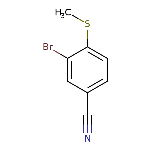 3-Bromo-4-(methylsulfanyl)benzonitrile