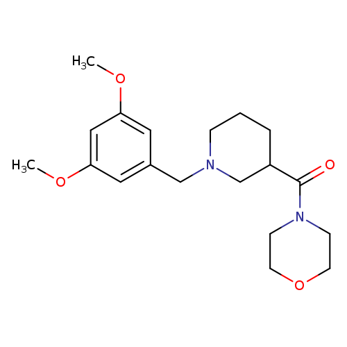 4-{1-[(3,5-dimethoxyphenyl)methyl]piperidine-3-carbonyl}morpholine