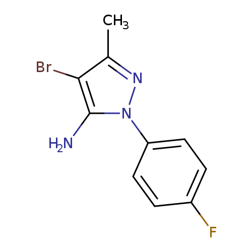4-bromo-1-(4-fluorophenyl)-3-methyl-1H-pyrazol-5-amine