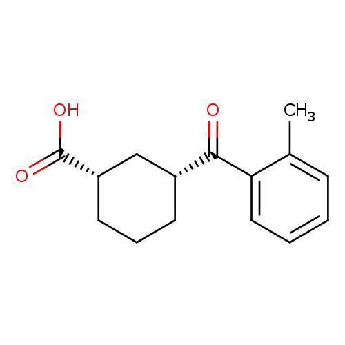 cis-3-(2-Methylbenzoyl)cyclohexane-1-carboxylic acid