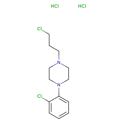 1-(2-chlorophenyl)-4-(3-chloropropyl)piperazine dihydrochloride