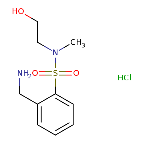 S-[2-(aminomethyl)phenyl]-2-hydroxy-N-methylethane-1-sulfonamido hydrochloride