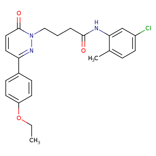 N-(5-chloro-2-methylphenyl)-4-[3-(4-ethoxyphenyl)-6-oxo-1,6-dihydropyridazin-1-yl]butanamide