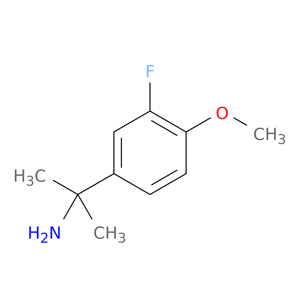 2-(3-fluoro-4-methoxyphenyl)propan-2-amine