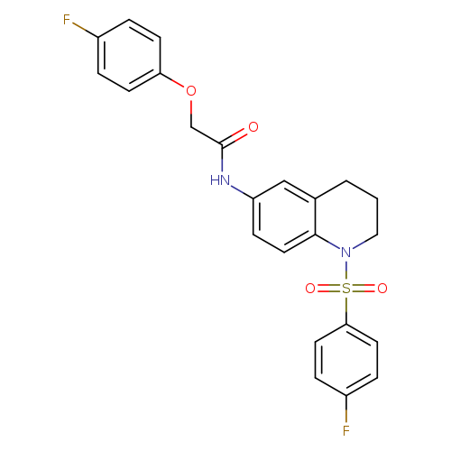 N-[1-(4-fluorobenzenesulfonyl)-1,2,3,4-tetrahydroquinolin-6-yl]-2-(4-fluorophenoxy)acetamide
