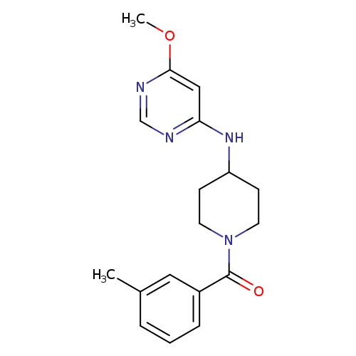 6-methoxy-N-[1-(3-methylbenzoyl)piperidin-4-yl]pyrimidin-4-amine