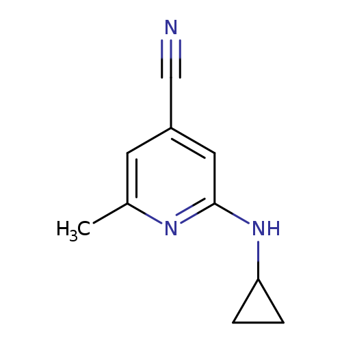 2-(cyclopropylamino)-6-methylpyridine-4-carbonitrile