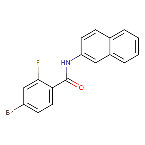 4-bromo-2-fluoro-N-(naphthalen-2-yl)benzamide
