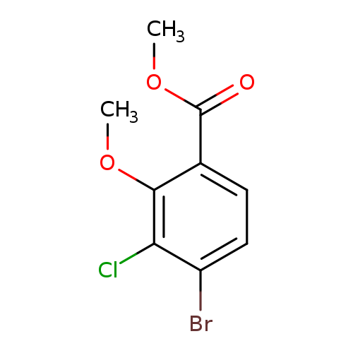 4-bromo-3-chloro-2-methoxy-benzoic acid methyl ester