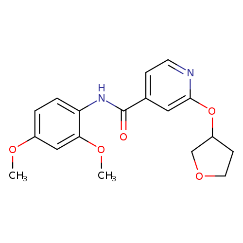 N-(2,4-dimethoxyphenyl)-2-(oxolan-3-yloxy)pyridine-4-carboxamide