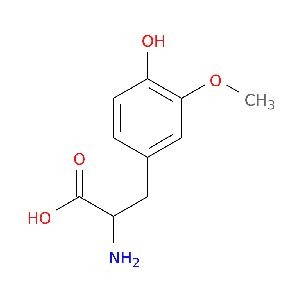 2-Amino-3-(4-hydroxy-3-methoxyphenyl);propanoic acid