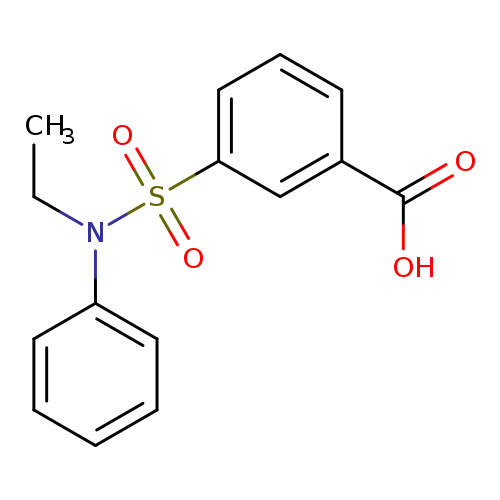 3-[ethyl(phenyl)sulfamoyl]benzoic acid