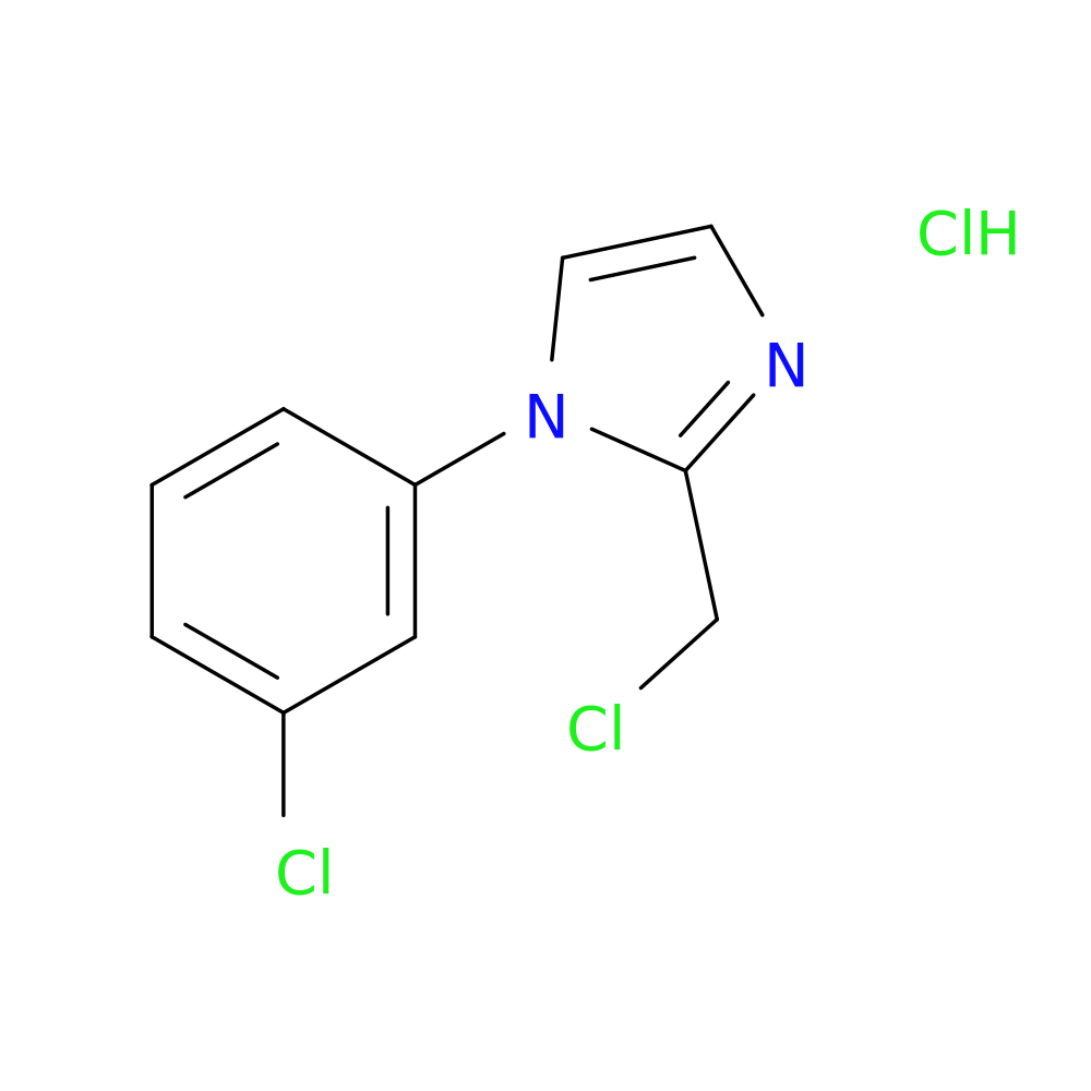 2-(chloromethyl)-1-(3-chlorophenyl)-1H-imidazole hydrochloride