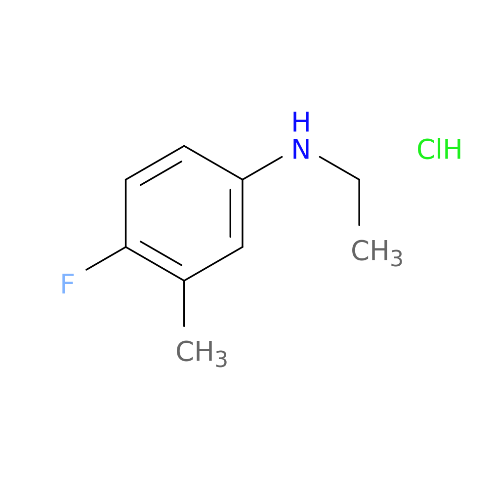 N-ethyl-4-fluoro-3-methylaniline hydrochloride