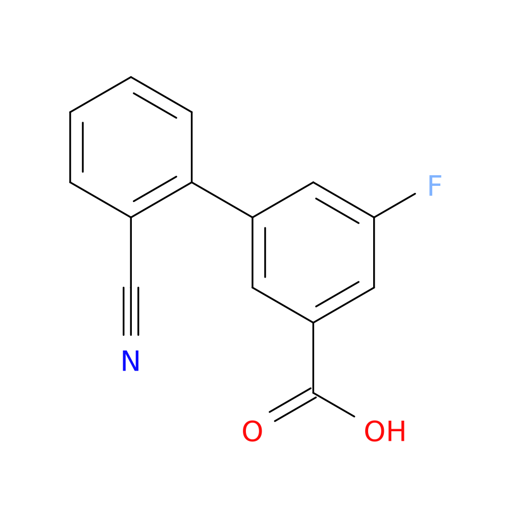 3-(2-Cyanophenyl)-5-fluorobenzoic acid