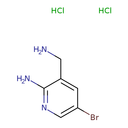 3-(aminomethyl)-5-bromopyridin-2-amine dihydrochloride