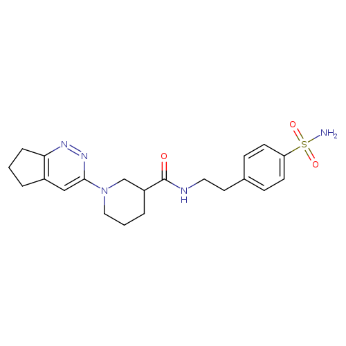 1-{5H,6H,7H-cyclopenta[c]pyridazin-3-yl}-N-[2-(4-sulfamoylphenyl)ethyl]piperidine-3-carboxamide