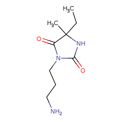 3-(3-aminopropyl)-5-ethyl-5-methylimidazolidine-2,4-dione