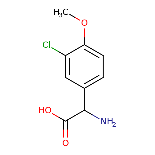 Amino-(3-chloro-4-methoxy-phenyl)-acetic acid
