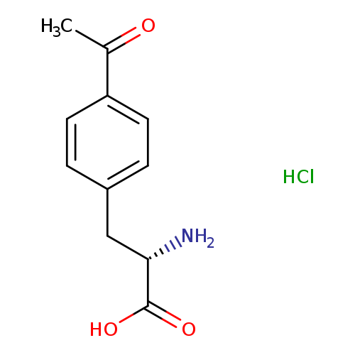 Alanine, 3-(p-acetylphenyl)-, hydrochloride, L- (8CI)