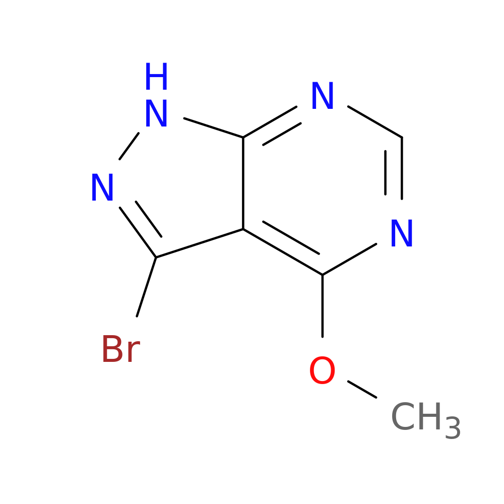 3-bromo-4-methoxy-1H-pyrazolo[3,4-d]pyrimidine