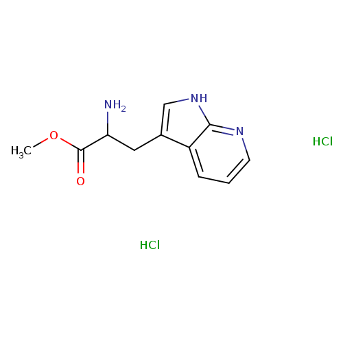 methyl2-amino-3-{1H-pyrrolo[2,3-b]pyridin-3-yl}propanoatedihydrochloride