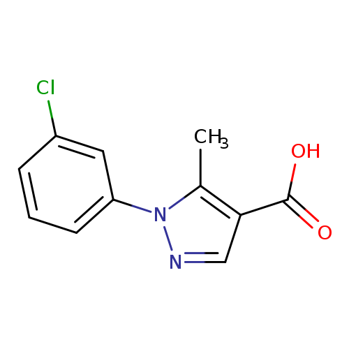 1-(3-Chlorophenyl)-5-methyl-1h-pyrazole-4-carboxylic acid