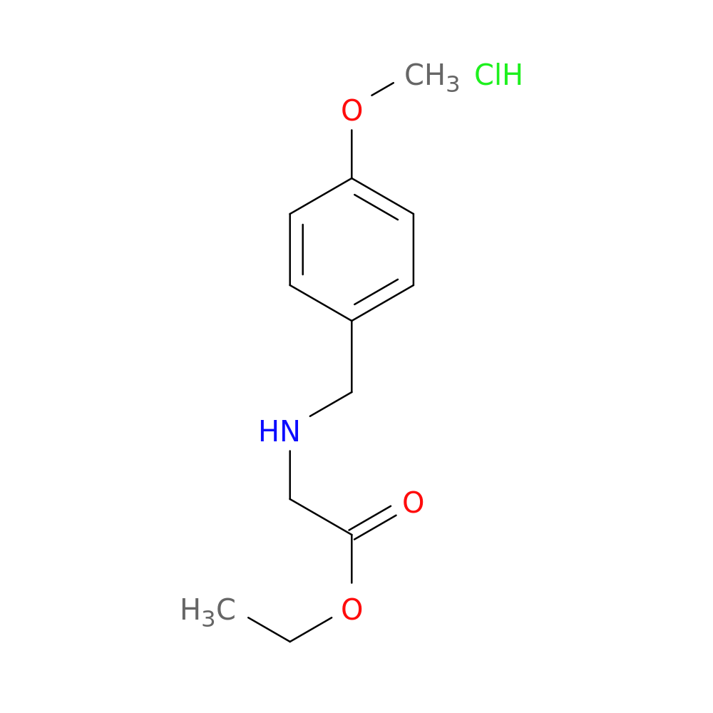 Ethyl (4-methoxybenzyl)glycinate hydrochloride