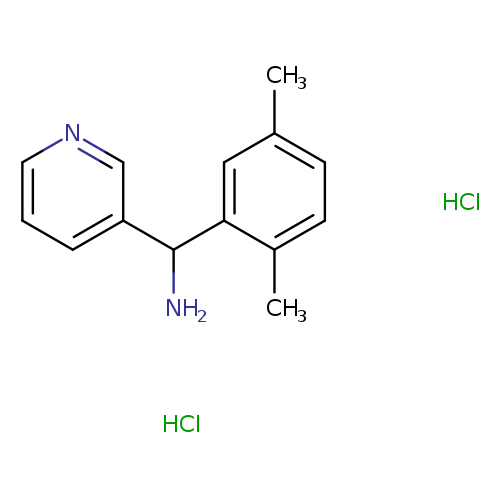 [(2,5-dimethylphenyl)(3-pyridinyl)methyl]amine dihydrochloride